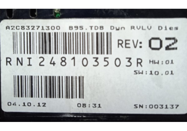 Панель приладів Renault Megane 3, 1.5 DCi, 248103503R *