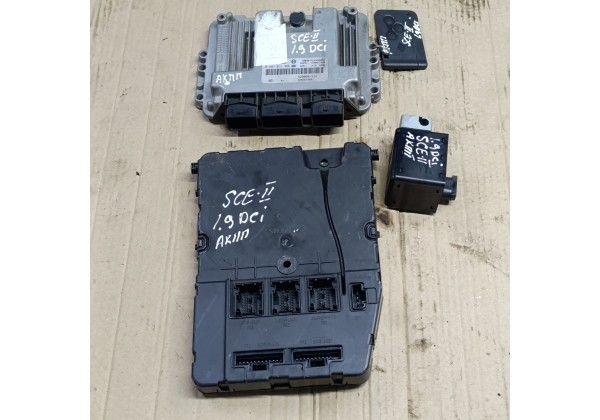 Комплект запалювання,ЕБУ, комп'ютер Рено Сценік 2, 1.9 дці, АКПП, 0281013366,8200601334,8200631560,8200606830,S118400260G