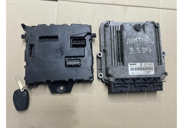 Комплект запалювання, ЕБУ, комп'ютер Renault Master 3, 2.3 DCI, 0281019110, 237102265R, 284B10516R