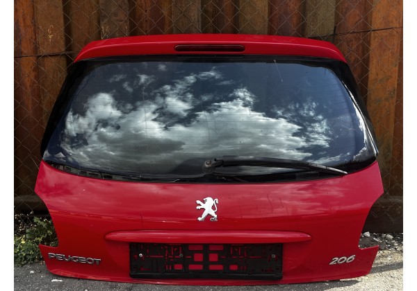 Кришка багажника ляда Peugeot 206, хетчбек , рест після 2002р, код фарби KKN
