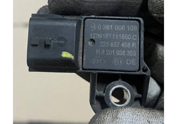 Датчик тиску повітря Renault, 1.5 DCi, 1.6 DCi, 223657458R, 0281006108, 8201038353