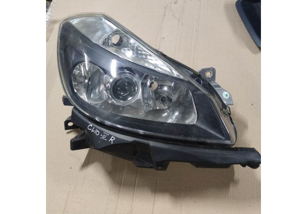 Фара передня права Renault Clio 3, 2005-2009, 8200261612, 89900162, 8200865604