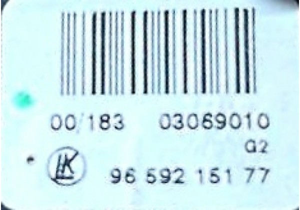 Блок кнопок в торпедо, аварійка, блокування дверей, ESP, Peugeot 308, T7, 07-13, 9659215177
