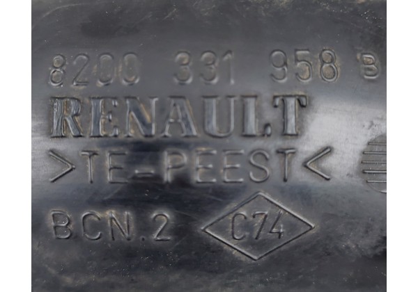 Патрубок повітряного фільтра, від витратоміра до турбіни Renault 1.5 DCi, 8200331958