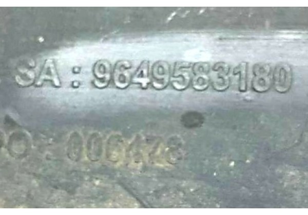 Підсилювач захист переднього бампера Peugeot 207, 06-12, 7414PT, 9649583180