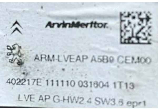 Склопідйомник передньої лівої дверки електричний Citroen C3 II, 09-16, 6 pin, 9221FR, 9683129680, 402217 E