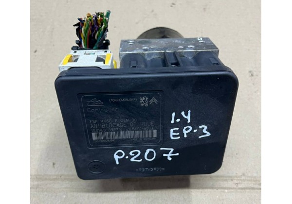 Блок ABS Peugeot 207, 9676244380, 10020604274, 10096039273
