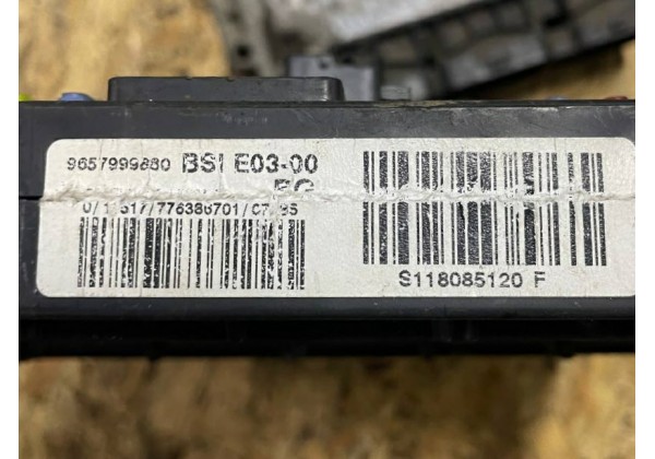 Комплект запалювання BOSCH, ЕБУ, Citroen Berlingo, Peugeot Partner, 1.6HDi, 9663944680, 9659614980, 0281012620, 9657999880, S118085120 F