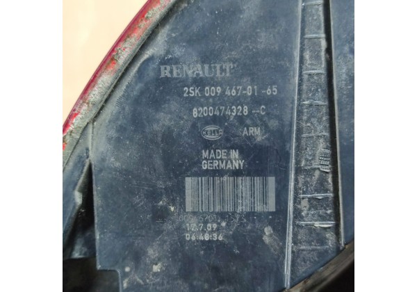 Ліхтар задній лівий Renault Scenic 2, Grand Scenic 2, 8200474328 *