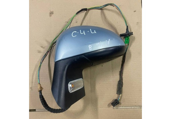 Дзеркало зовнішнє ліве електричне Citroen C4, 04-10, 8 pin