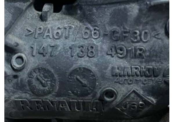 Фланець системи вентиляції картерних газів Renault, 1.5 DCi, Euro-5, 147138491R, 147138070R