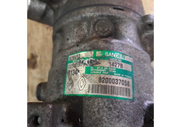 Компресор кондиціонера Renault Kangoo, Twingo, Thalia, Clio 2-3, 1.0, 1.2, 1.2 16V, 1.5 DCi, 1.6 16V, 8200037058, 8200618853