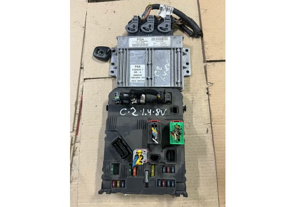 Комплект запалювання, ЕБУ, комп'ютер Citroen C2, 1.4 8V, 9653106480, 9642222380, 21584579-7, 84820V02, 9652474380, S118085300 K