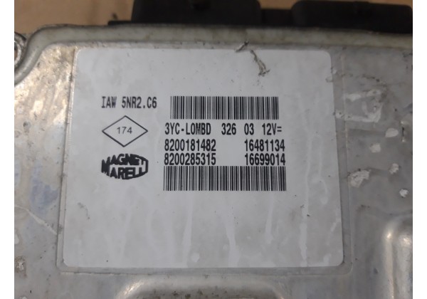Комплект запалювання, ЕБУ, комп'ютер Renault Kangoo, Clio 2, Twingo, 1.2 16V, 8200181482, 8200229098, 8200311988