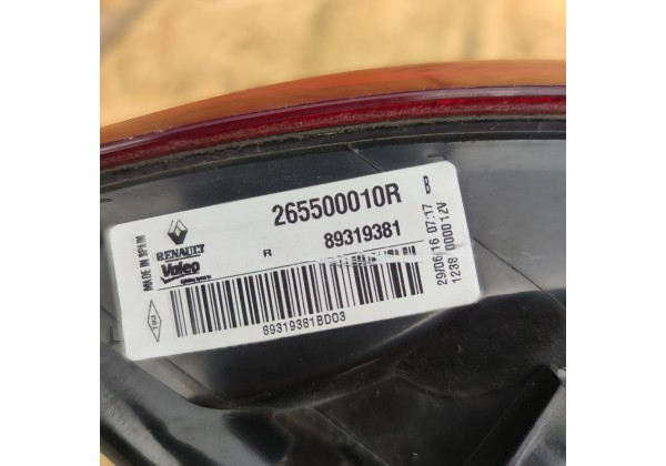 Ліхтар правий зовнішній Рено Меган 3 комбі,265500010R