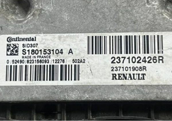 Комплект запалювання, ЕБУ, комп'ютер Renault Scenic 3, 1.5 DCi, S180153104 A, 237102426R, 237101908R