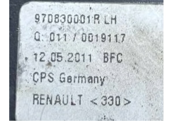 Замок даху лівий Renault Megane 3, кабріолет, 970830001R