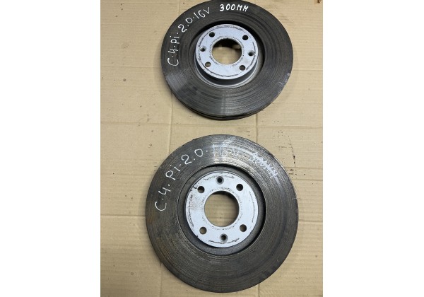 Гальмівний диск передній вентильований 302х26мм, Citroen C4 Picasso, Peugeot 307, 3008,2008,207, 424985, 9687602180