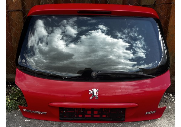 Кришка багажника ляда Peugeot 206, хетчбек , рест після 2002р, код фарби KKN