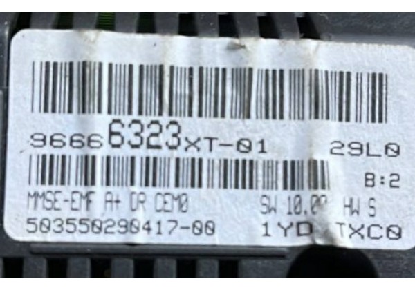 Інформаційний дисплей Citroen C3, 96666323XT