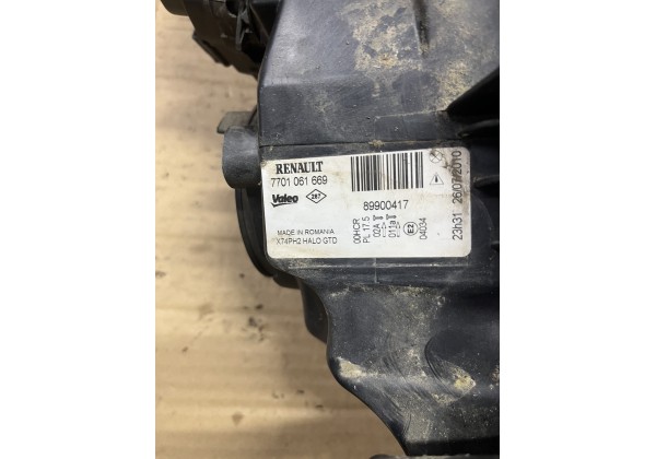 Фара ліва Renault Laguna II, рест галоген, 05-07р, 7701061669