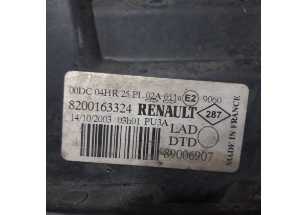Фара передня права Renault Laguna 2, ксенон, 01-05, 8200163324, 89006907
