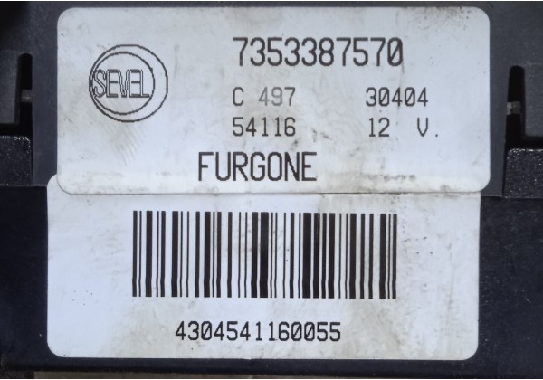 Блок кнопок Citroen Jumper, Peugeot Boxer, 2002-2006, 7353387570 *