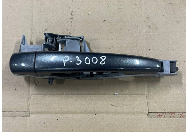 Ручка зовнішня задньої правої дверки Citroen C3 09-16, Peugeot 3008 09-16, 5008 09-16, 9101KH