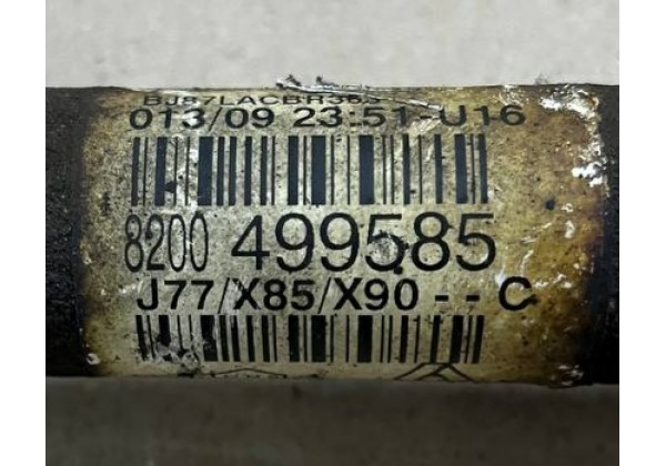 Полуось ліва, приводний вал передній Renault Clio 3, Logan, Modus, Sandero, 1.4 16V, 1.6 16V, 1.5 DCi, 23x26зуб, 8200499585, 8200618501, 8200511225