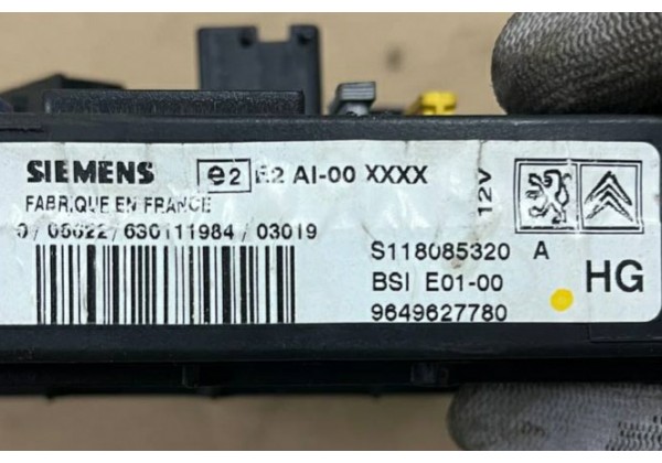Комплект запалювання, ЕБУ, комп'ютер, Citroen Xsara Picasso, 1.8 16V, 9650132880, 9644674580, 21584180-6, S118085320, 9649627780