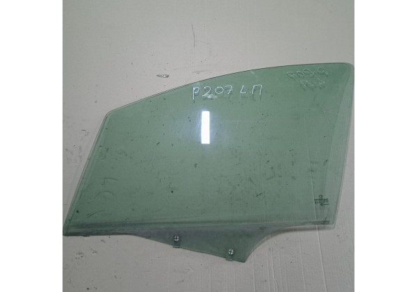 Скло лівої передньої дверки Peugeot 207, 9201J0