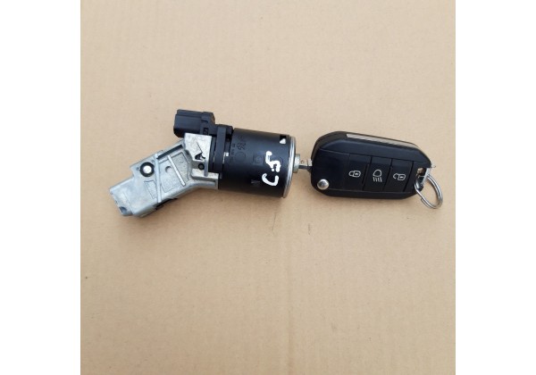 Замок запалювання Peogeot 2008, 208 II, 308 T9, Expert III, Citroen C3 II, C4 Cactus, C5 III, Jumpy III, 9673257480, 1608682880, 36454600