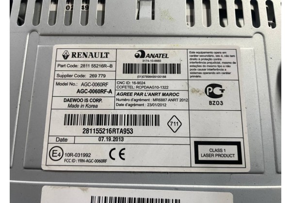 Магнітола Renault Logan 2, Sandero 2, 281155216R