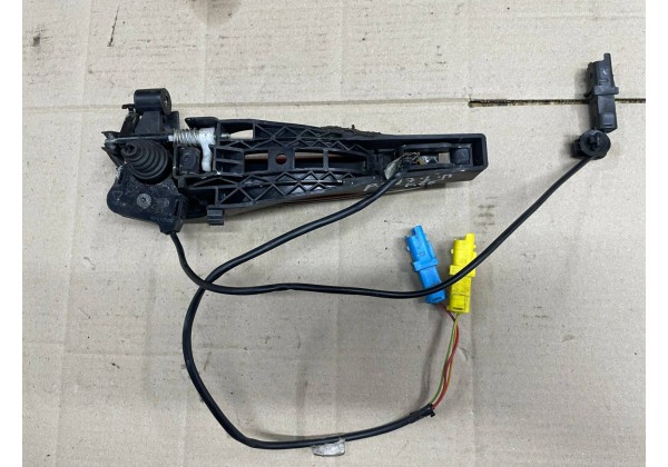 Ручка зовнішня лівої дверки Peugeot 307 CC, кабріолет, з хромованими накладками, 9101X2, 910942