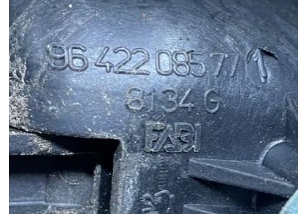 Ручка зовнішня задньої лівої дверки Peugeot 206, універсал, 9101S0, 9642208577