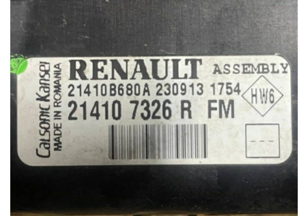 Радіатор охолодження основний Renault Captur, Clio 4, Duster, Dokker, Lodgy, Logan 2, Sandero 2, 0.9 TCe, 1.2 16V, 1.5 DCi, 1.6 16V, 214107326R, 214106179R, 214105423R, 214100055R