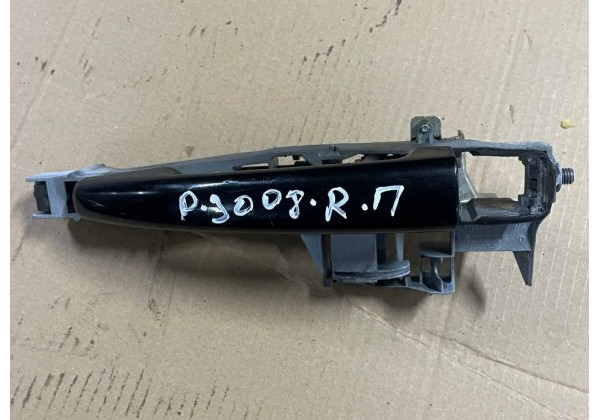 Ручка зовнішня передньої правої дверки Citroen C3, 3008, 5008, 09-16, 9101KJ, 9101KH, 9688668080