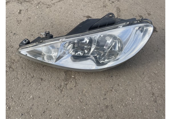 Фара ліва Peugeot 206 2002- (Прозоре скло), 9628666880