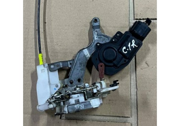 Замок правої дверки Peugeot 107, Citroen C1, 05-14, 2 контакта, 9136T9