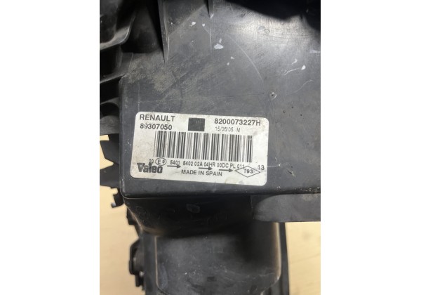 Фара ліва Renault Megane II, 03-06, 8200073227H, лінза+ксенон 