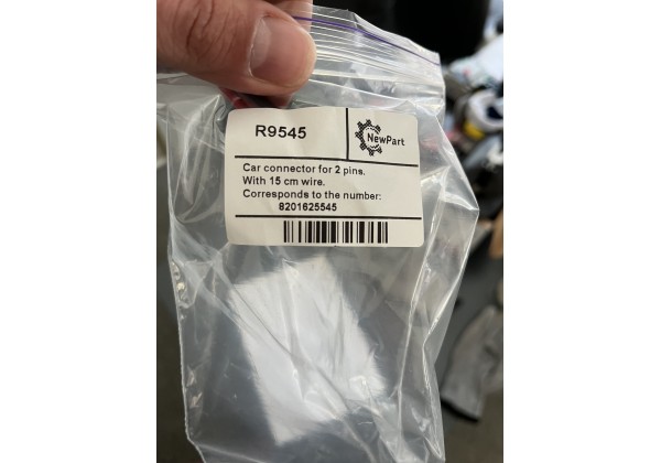 Фішка електромоторчика заднього супорта , Renault Megane III, Scenic III, 8201625545