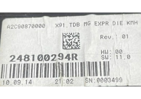 Панель приладів Renault Laguna 3, 2.0 DCi, 248100294R