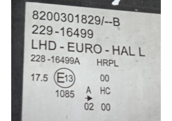 Фара передня ліва Renault Modus, 8200301829, 7701058174, ціна без поворотника!