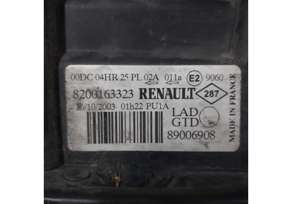 Фара передня ліва Renault Laguna 2, ксенон, 01-05, 8200163323, 89006908