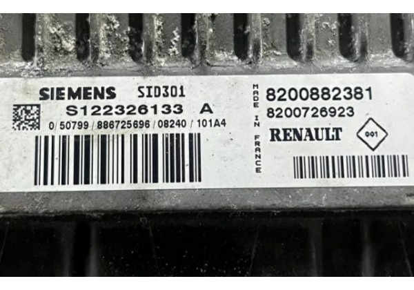 Комплект запалювання, ЕБУ, комп'ютер Renault Laguna 3, 1.5 DCi, S122326133 A, 8200882381, 8200726923, 284B19395R