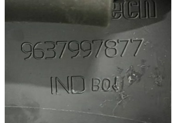 Накладка рульової колонки верхня Citroen C2, C3, 02-09, 9637997877