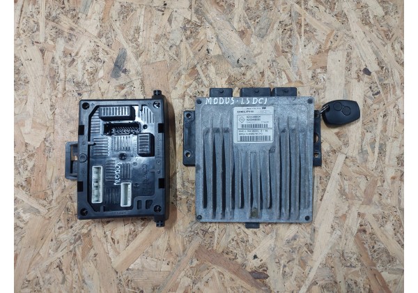 Комплект запалювання, ЕБУ, комп'ютер Renault Modus, 1.5 DCi, 8200398934, 8200449080, 8200497362