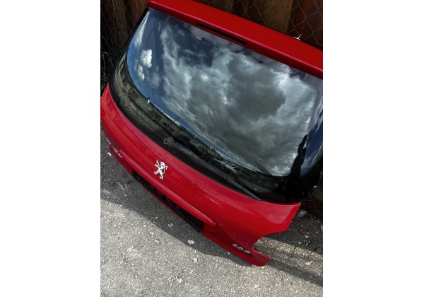 Кришка багажника ляда Peugeot 206, хетчбек , рест після 2002р, код фарби KKN