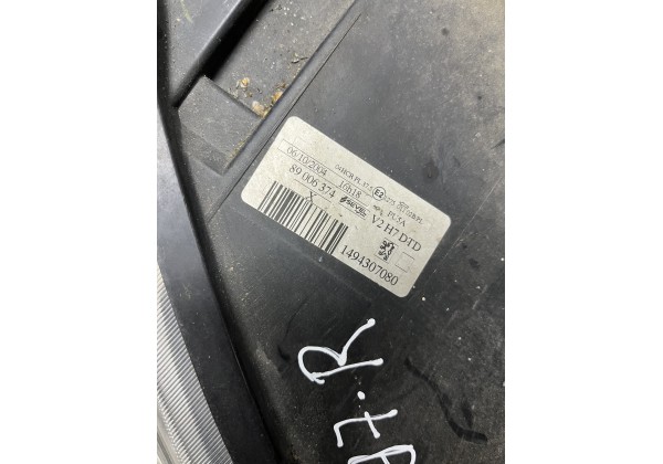 Фара передня права Peugeot 807 , 89006374 , 1494307080