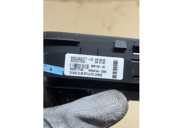 Блок управління кліматом правий Citroen C4 Picasso, 9650868877